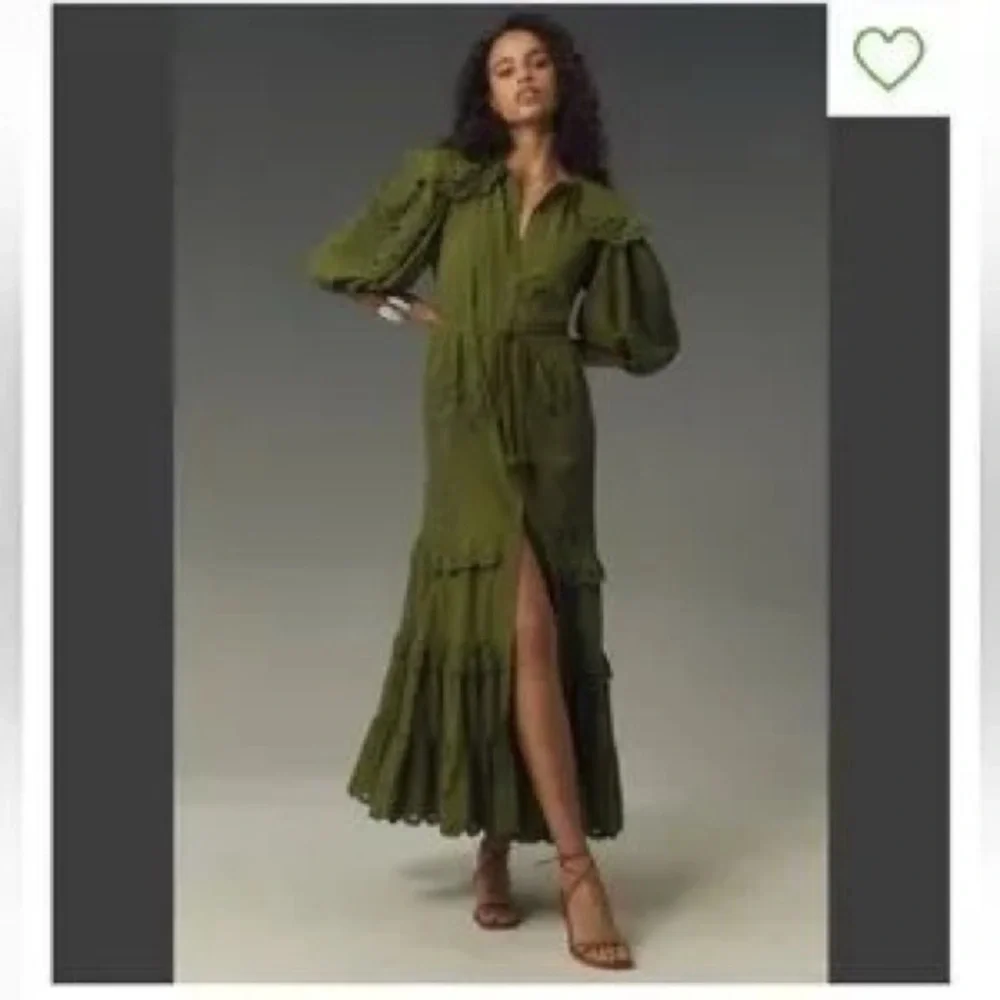 Farm Rio Hummingbird Maxi Dress NWT - Picture 2 of 10